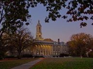 Old Main at Dusk - photo by William Ames